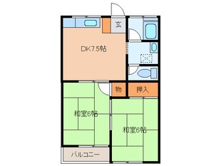 第3もえぎ野ハイツの物件間取画像